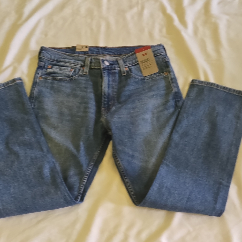 Levi's Straight-Leg Men's Jeans in Blue Denim